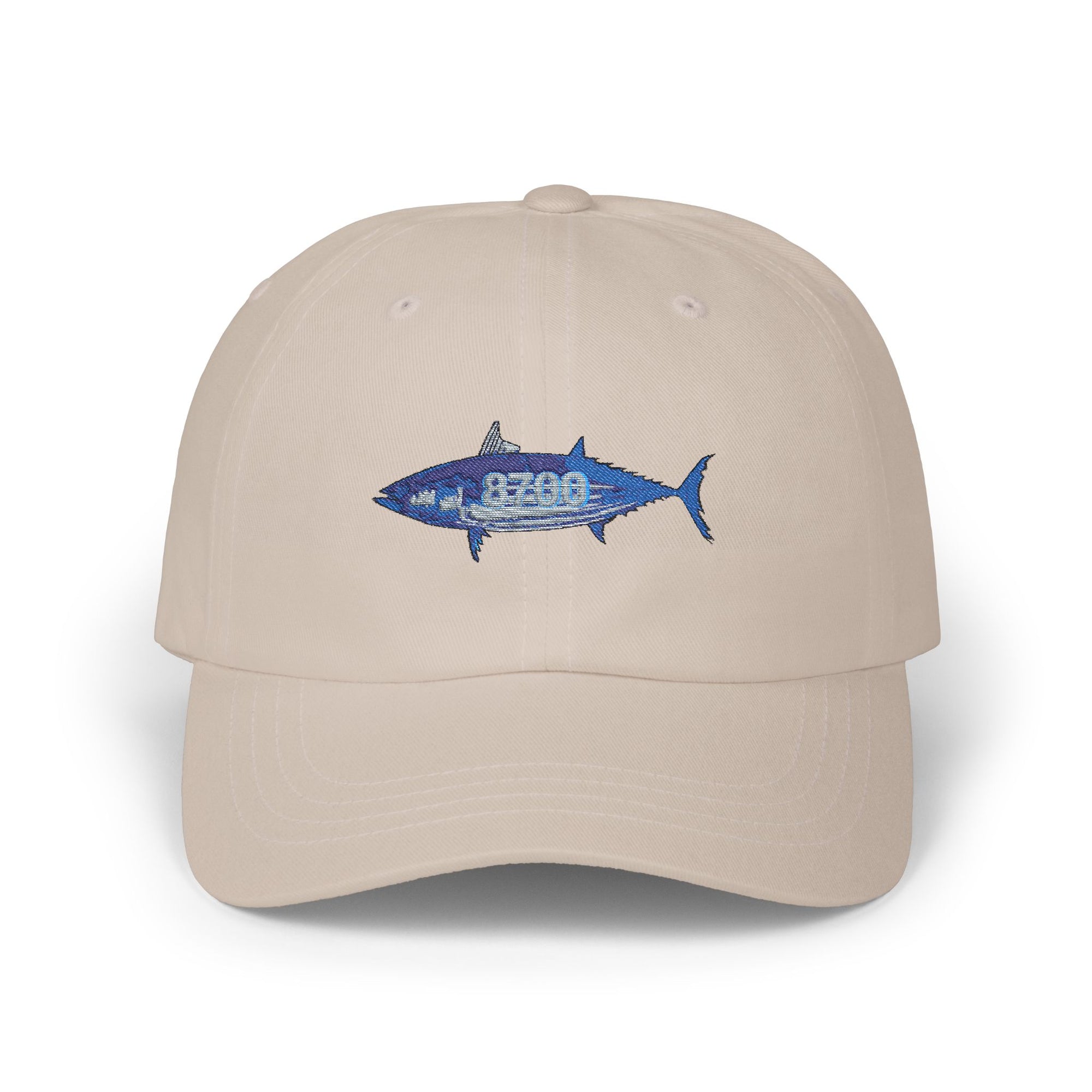 The ocean's favorite brown cap – embroidered tuna & summer vibes
