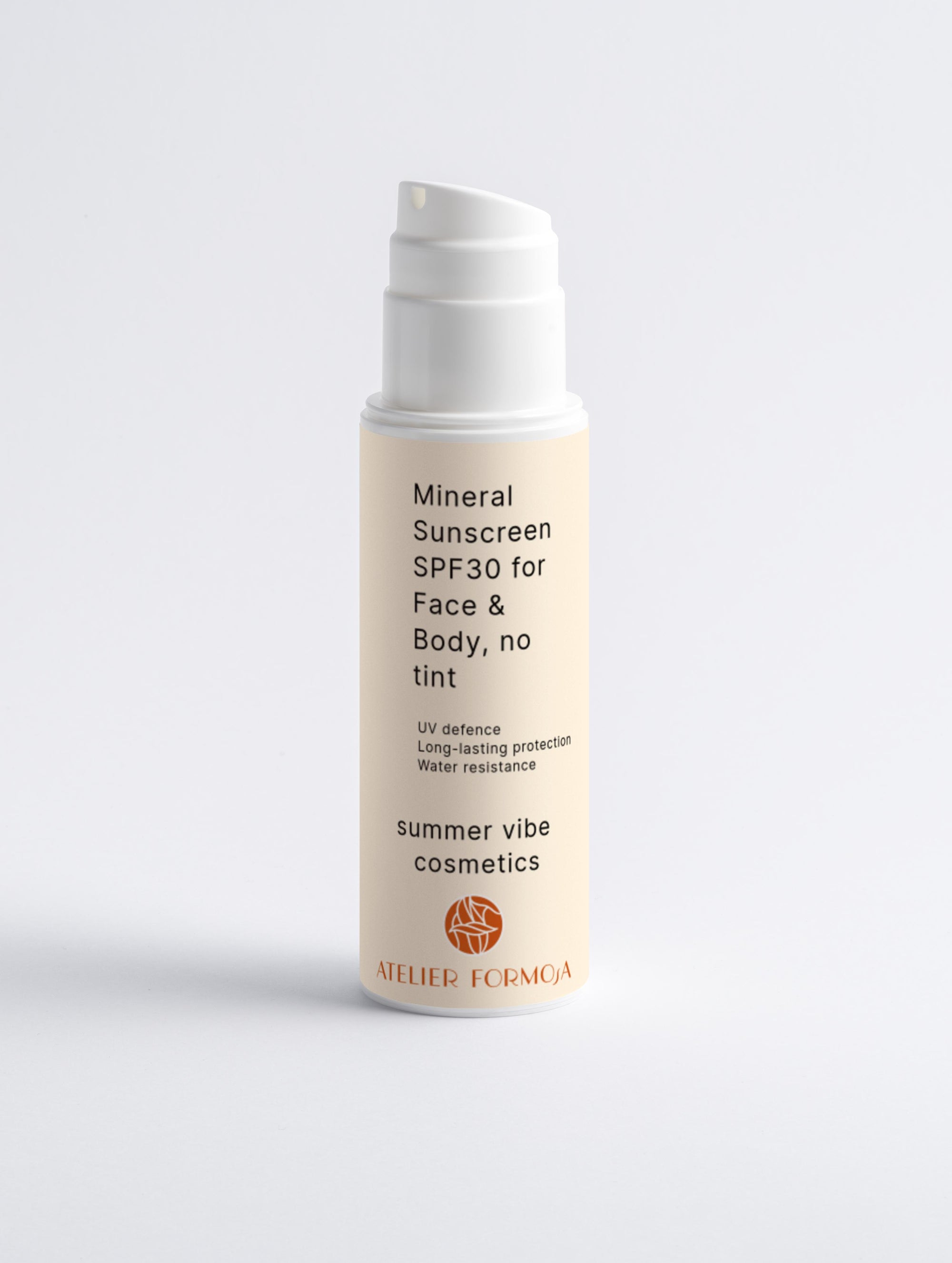 Mineral Sunscreen SPF30 for Face & Body, no tint