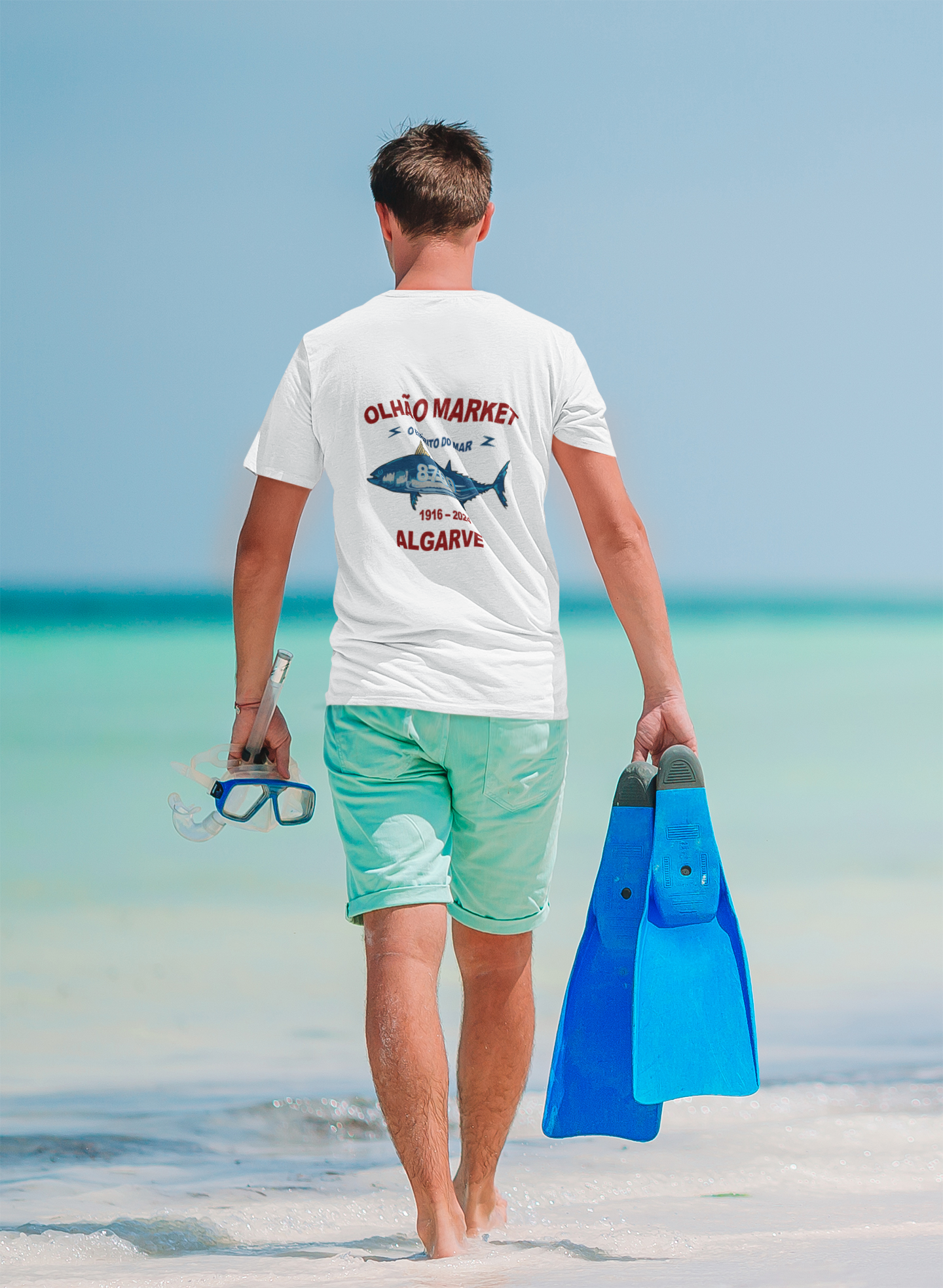 t-shirt for men to wear on the beach