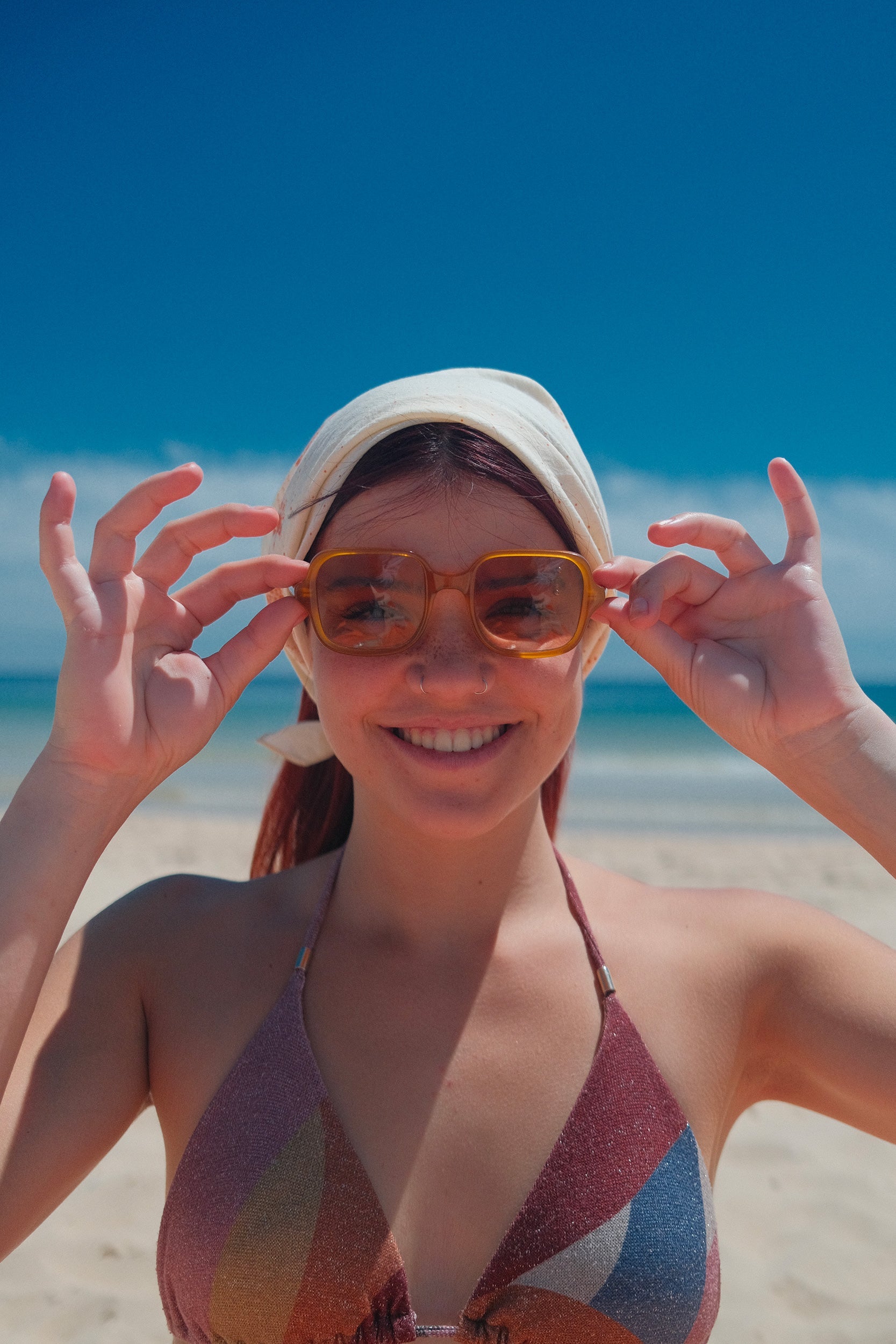 On the beach