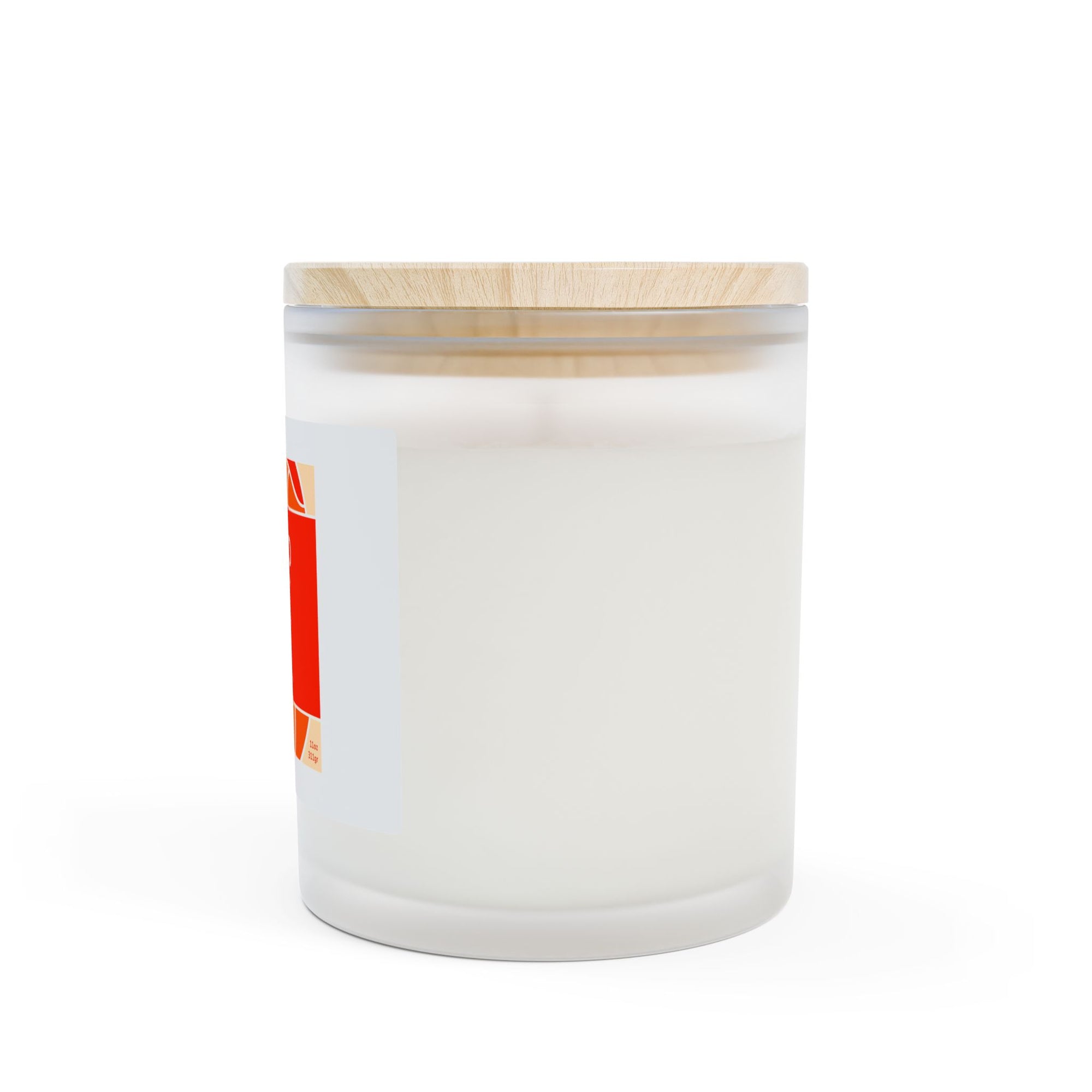 FARO scented candle in glass jar with red label – Summer Vibe collection.