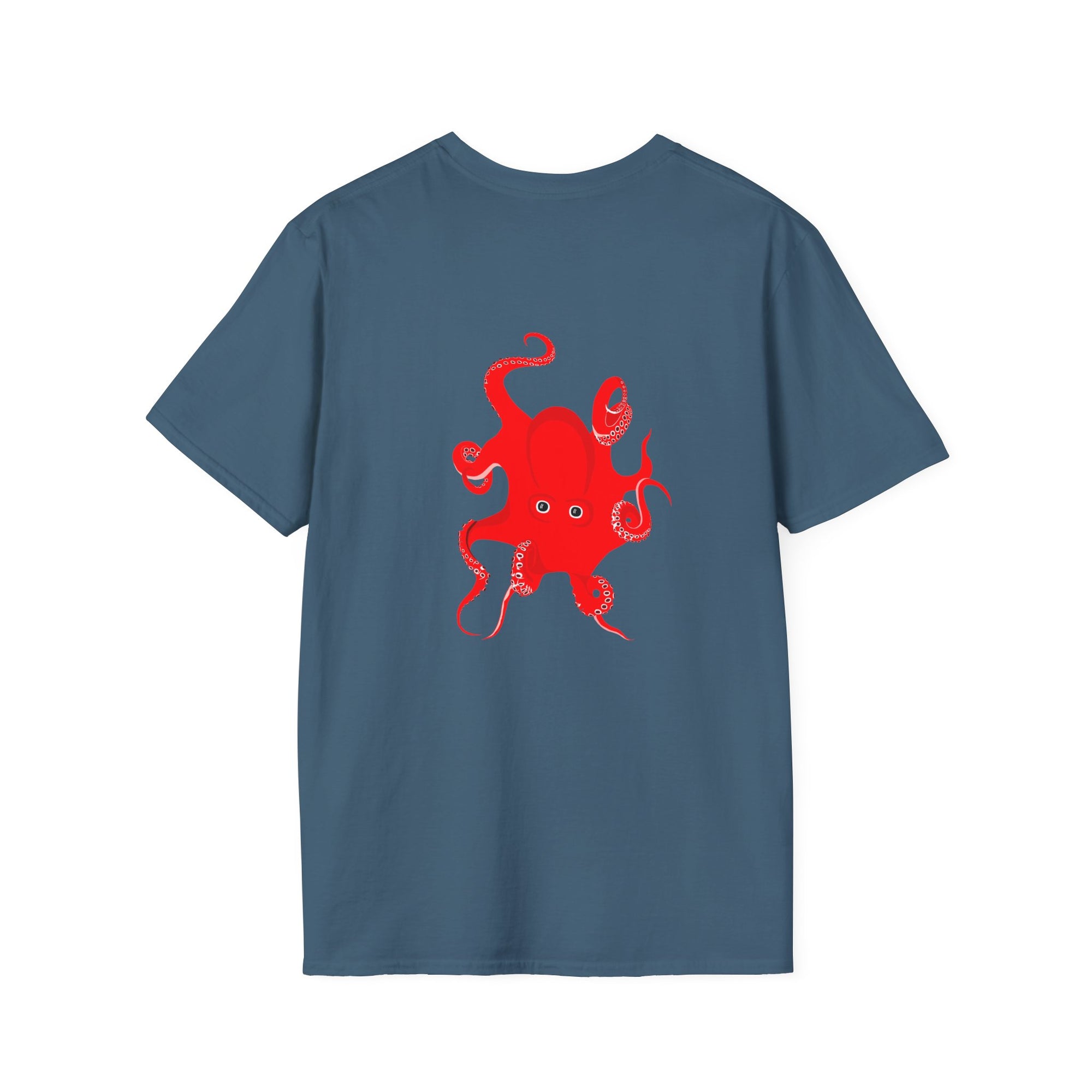ride the beach vibes with this octopus t-shirt