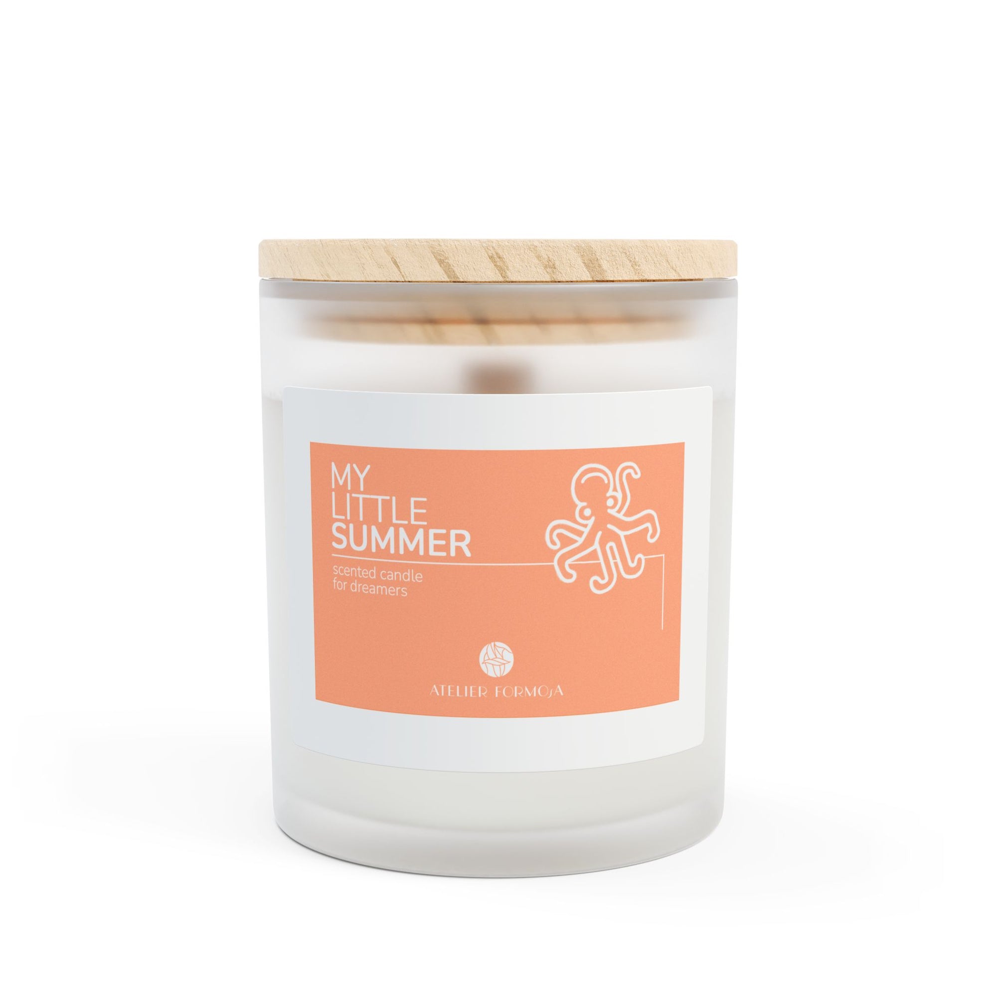 octopus perfumed candle inspired by the sea and the summer