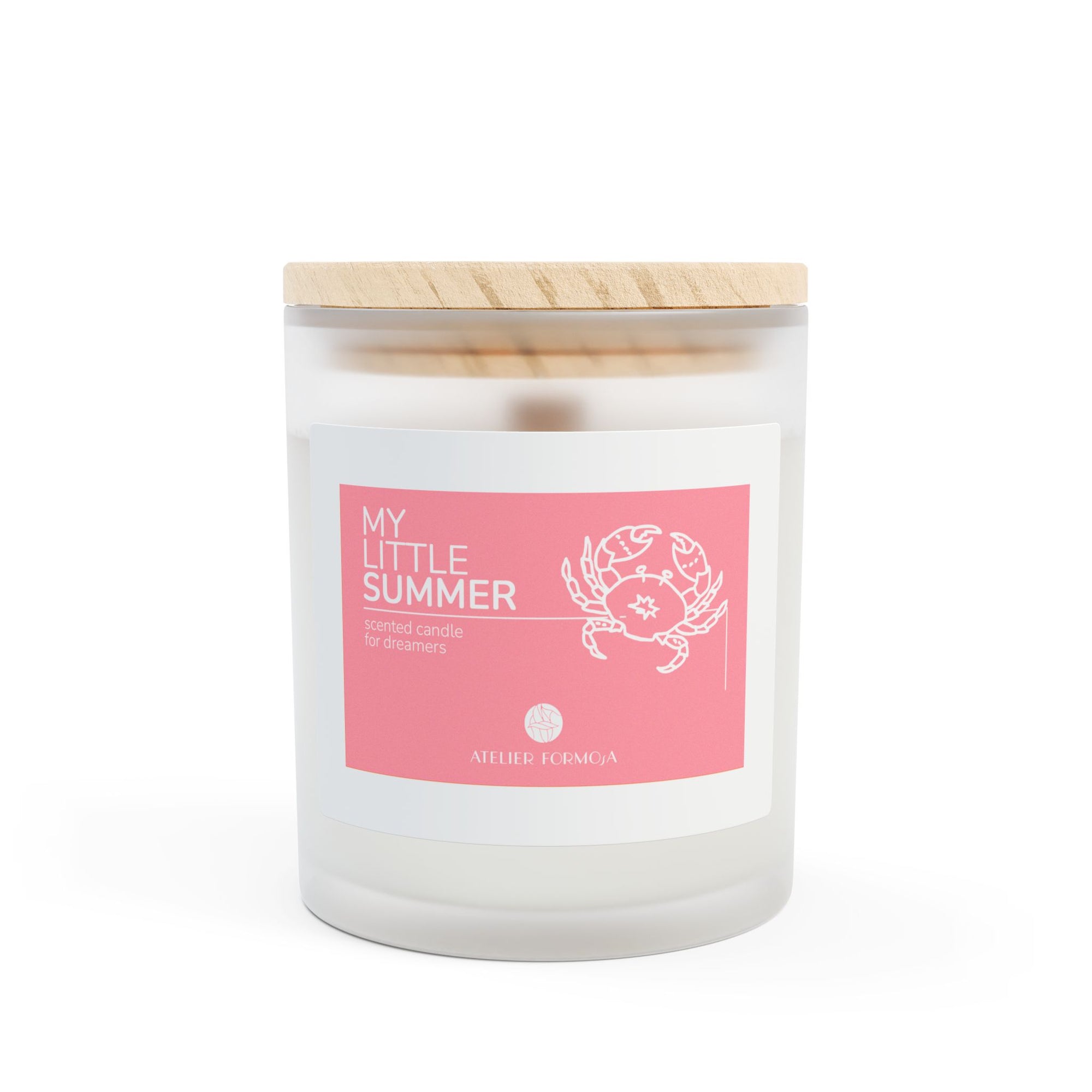 perfumed candle for summer mood in the house
